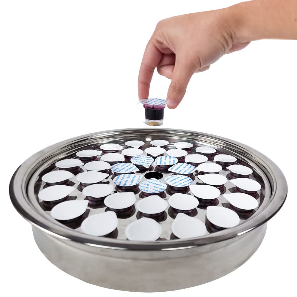 TrueVine Cup 20 Gluten Free Prefilled Communion Cups and Wafer Set  Gluten Free Bread  Juice  Fresh EasyOpen Communion Gluten Free Bread 100 Count Pack of 1