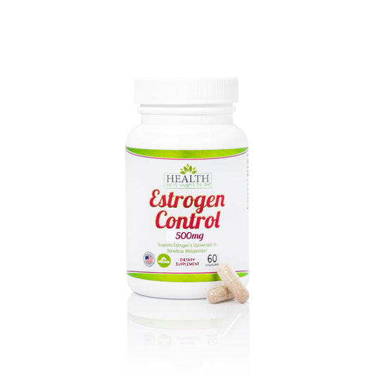 Health As It Ought To Be Estrogen Control Supplement | Physician Formulated Blend for Optimal Estrogen Metabolism | 60 Capsules