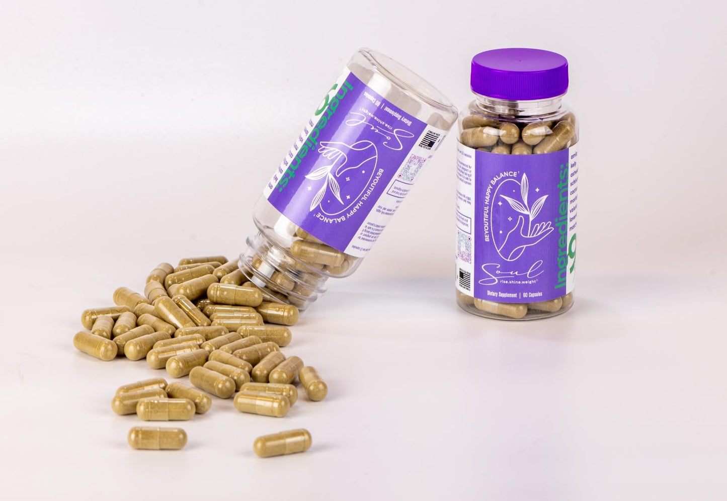 Beyoutiful Happy Balance Soul Dietary Supplement Weight Loss & Appetite suppressant Metabolism Support for Fat Burning. Suplemento para supresion de apetito y bajar de peso, quema de grasa