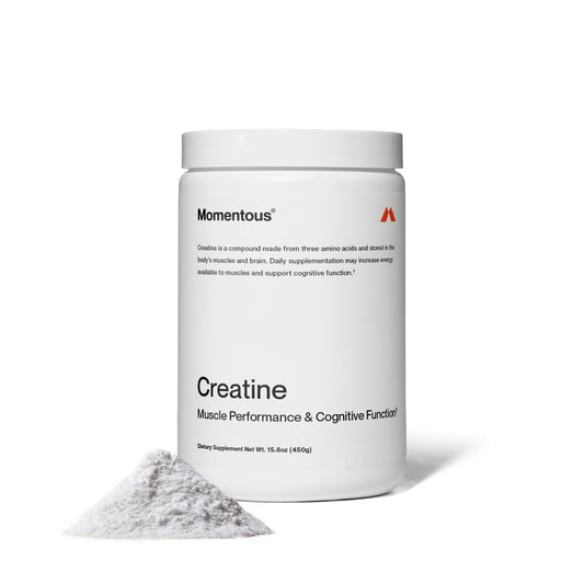 Momentous Creatine Monohydrate Powder - Creapure Creatine Powder Supports Strength, Lean Muscle, & Recovery for Men & Women - 5g Per Serving, 90 Servings