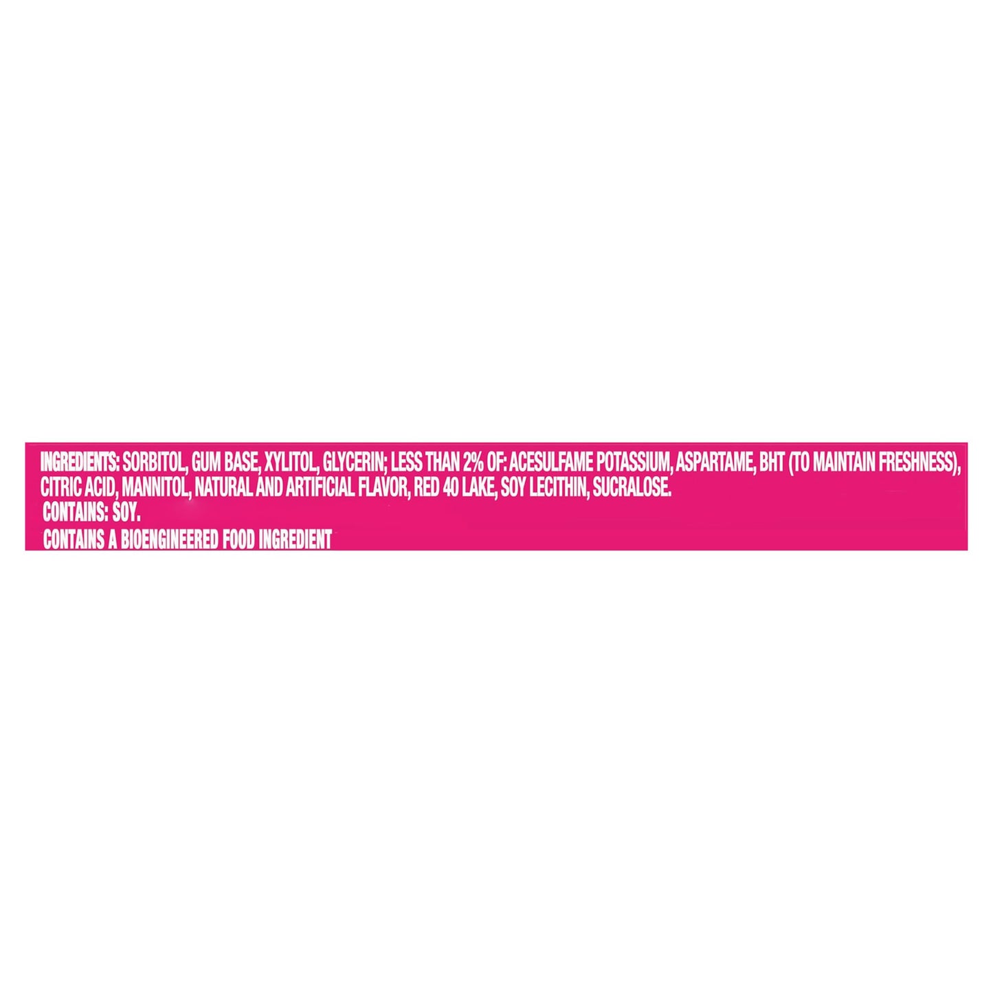 Trident Bubblegum Sugar Free Gum 12 Packs of 14 Pieces 168 Total Pieces