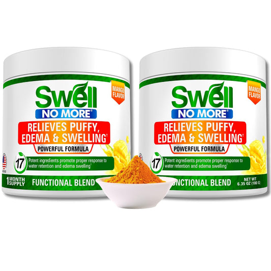 swell no more Swollen Feet and Ankles? Reduce Swelling Legs, Edema Relief for Legs, Edema, Ankle Swelling Relief, Water Pills for Swollen Legs, Anti Bloat, Puffy Face Reducer, (2)