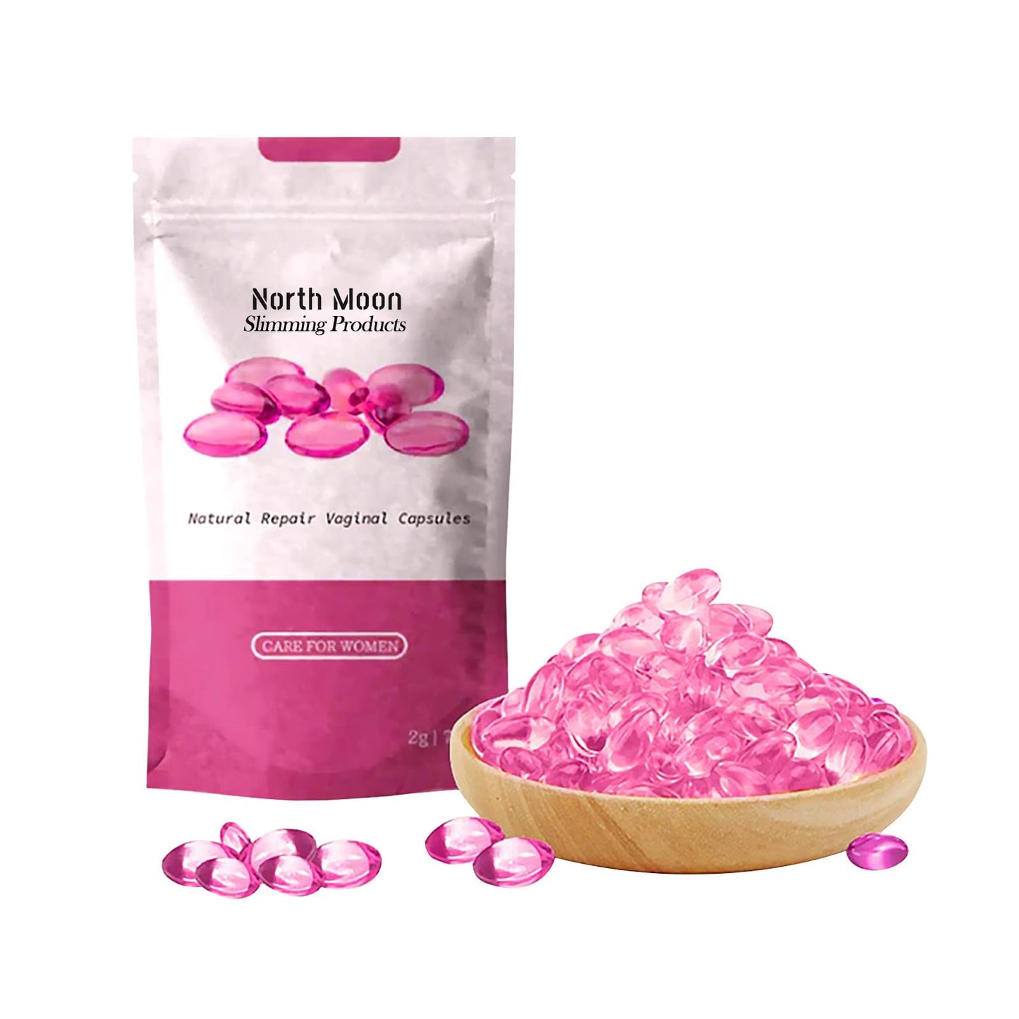 SUERGHWAX Instant Anti-Itch Detox Products,Weight Loss Detox Slimming Firming Natural Capsules,Repair Pink and Tender Capsules