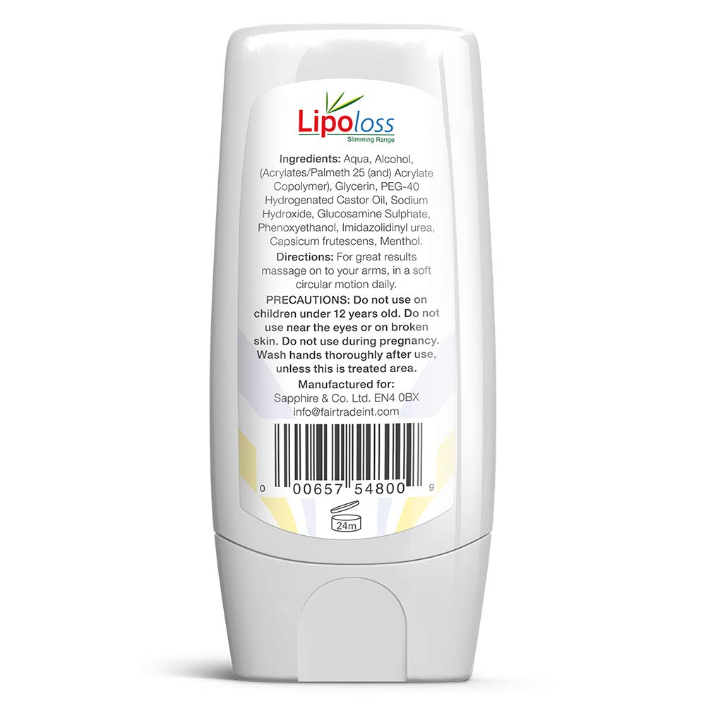 lipoloss Fat Burner Gel Clinically Proven Weight Loss Diet Slimming Skinny Gel Toned Body