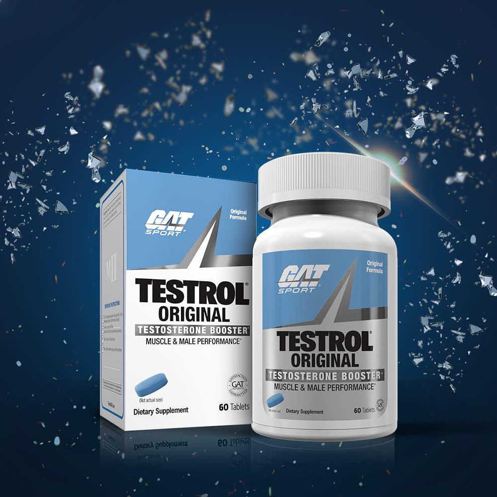 GAT Sport Testrol Original Test Booster | Male Performance, Vitality, Tribulus, Zinc, Magnesium | 60 Capsules