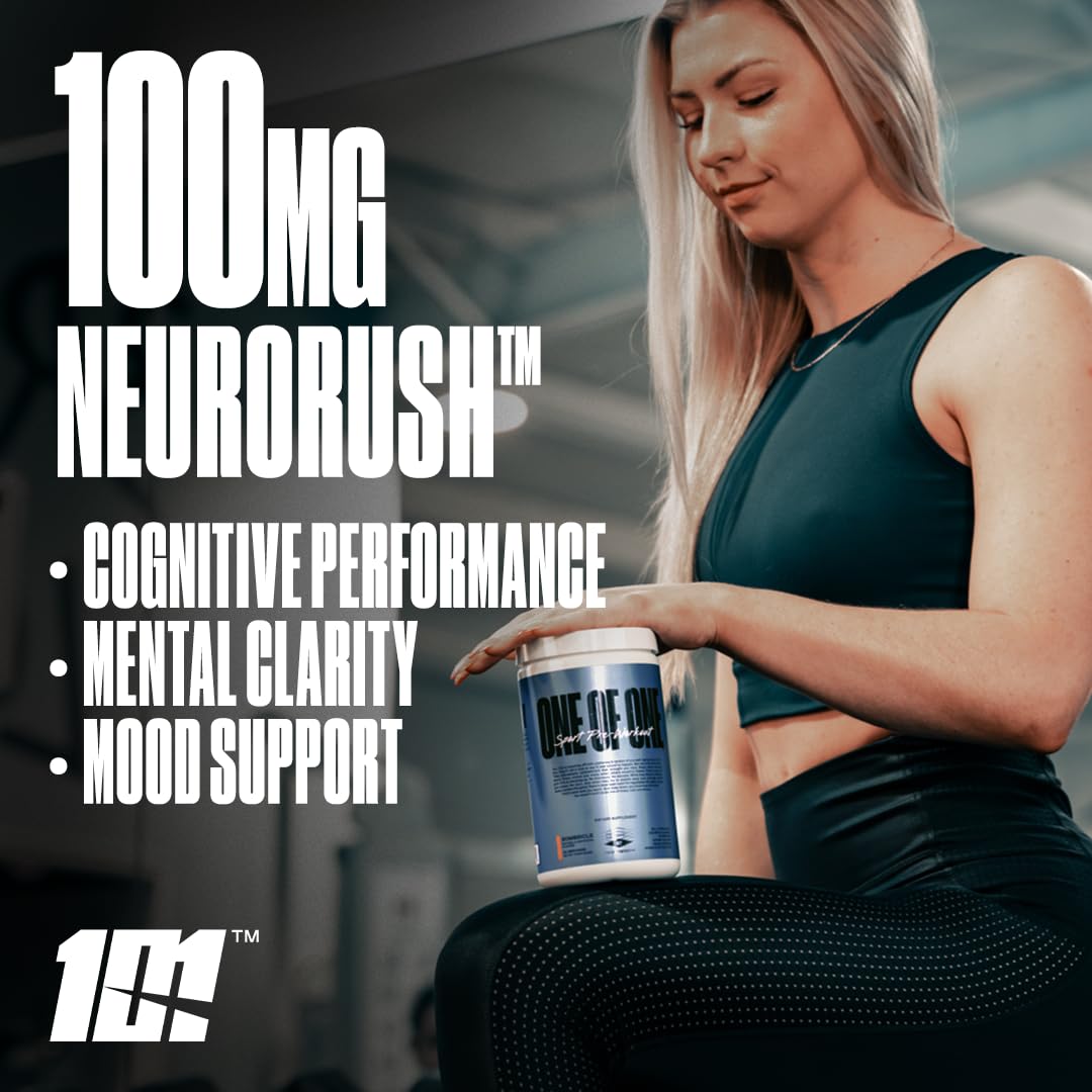 ONE OF ONE Sport Pre-Workout - Clean Energy & Focus with NeuroRush™, Gluten Free, No Crash, Boosts Endurance & Strength - Bombsicle, 30 Servings
