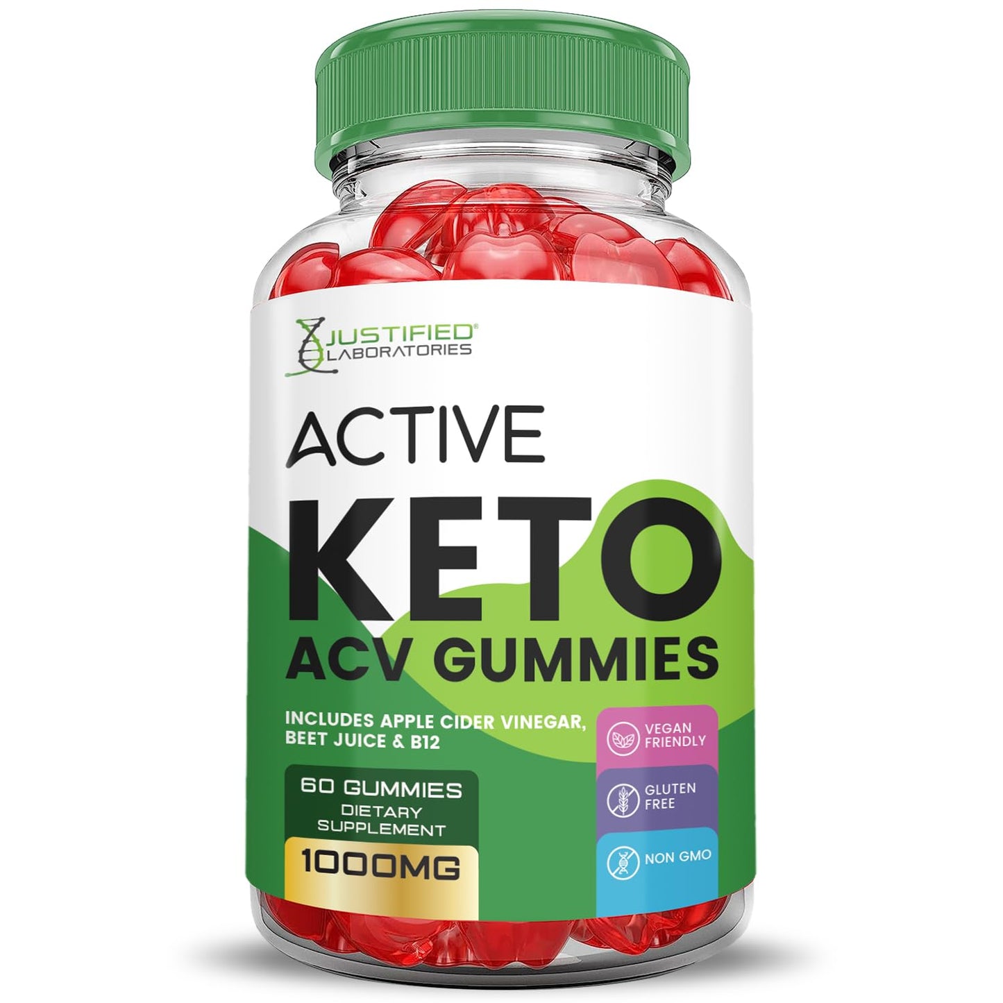 (2 Pack) Active Keto ACV Gummies Advanced Formula 1000MG ActiveKeto Keto Gummies Apple Cider Vinegar Formulated with Pomegranate Beet Juice Powder B12 Vegan Non GMO 120 Gummys