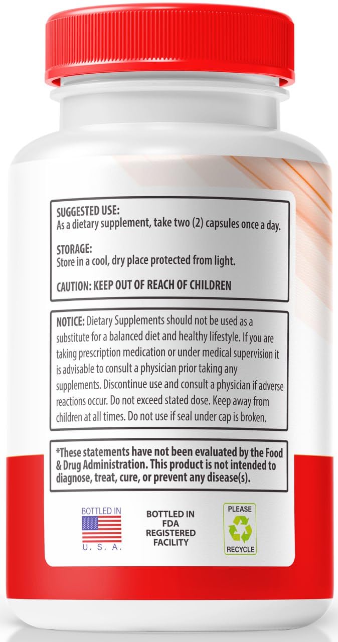 NutraRize Gluco Revive - Official Gluco Revive Pills for Stable Levels, Circulation, and Overall Health, Natural GlucoRevive Support for Well-Being, GlucoRevive Pastillas Review (60 Capsules)