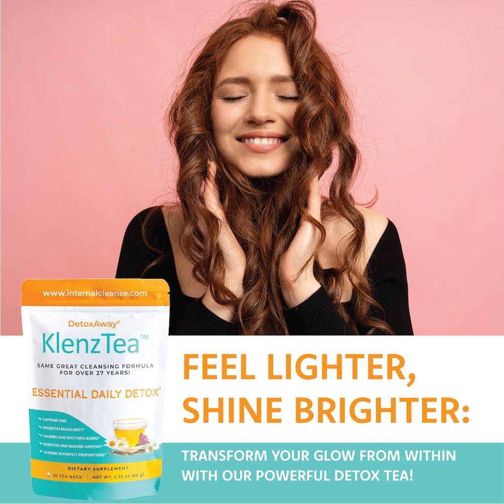 KlenzTea™ - DetoxAway® your Liver, Lymph, Colon & kidney with 14 Carefully-Selected Ingredients. (30 Tea Bags)
