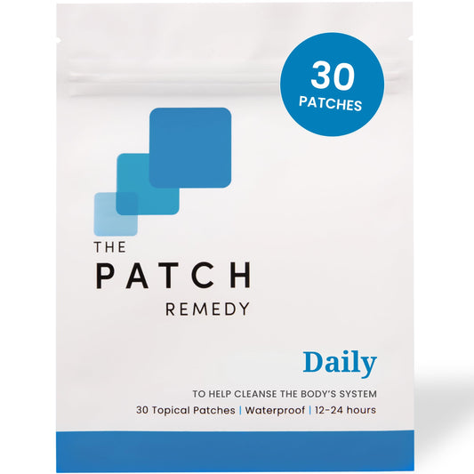 The Patch Remedy Daily Glutathione & NAC Patch - 30 Topical Patches with Glutathione Plus | Antioxidants and N-Acetyl-Cysteine, Waterproof Transdermal Cleanse Patch for Adults & Kids