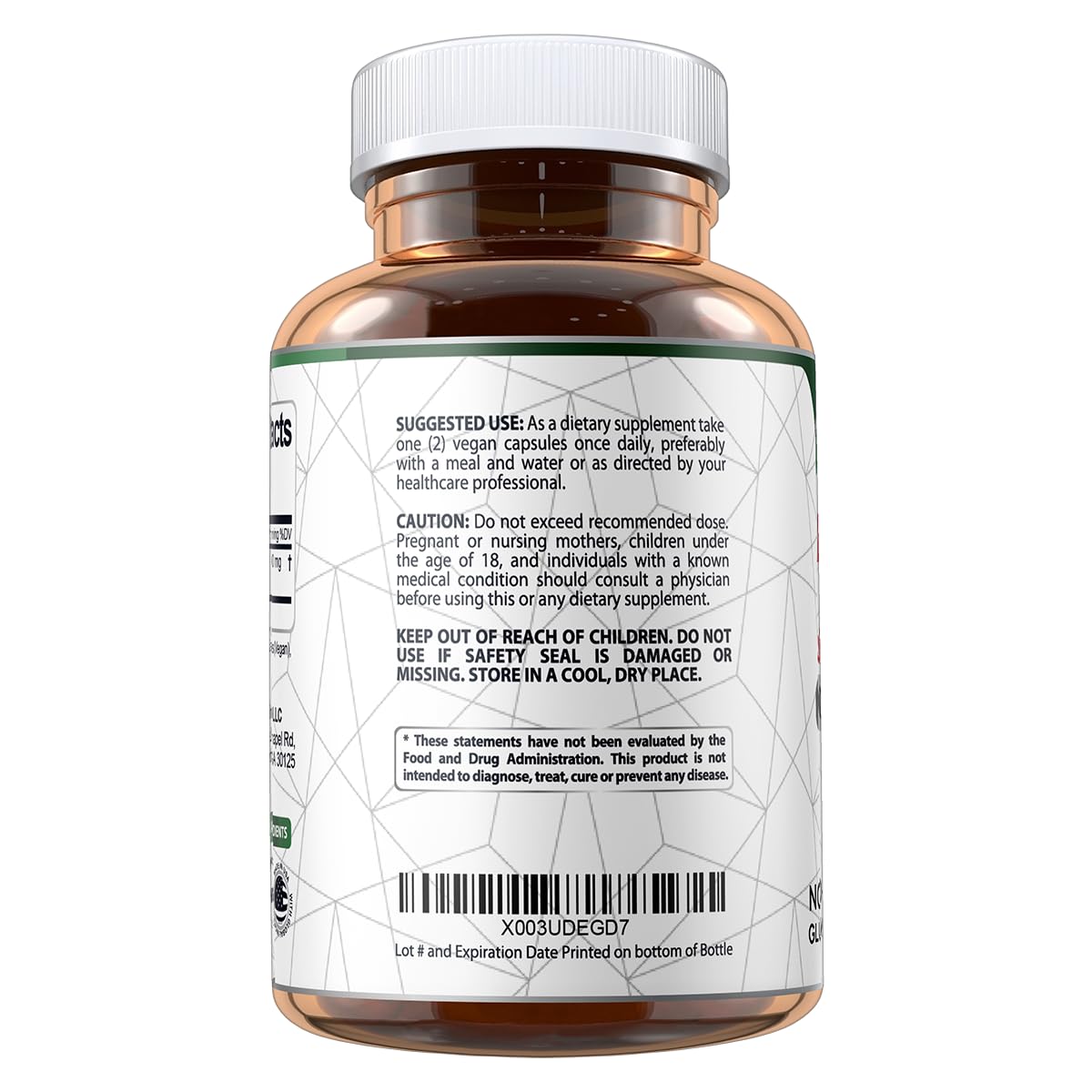 Vegan Labs Apple Cider Vinegar Capsules with The Mother- 180 Vegan Capsules, 1600MG Per Serving- 100% Natural ACV Pills- Supports Healthy Digestion, Keto, Weight Management, Detox, and Immune System