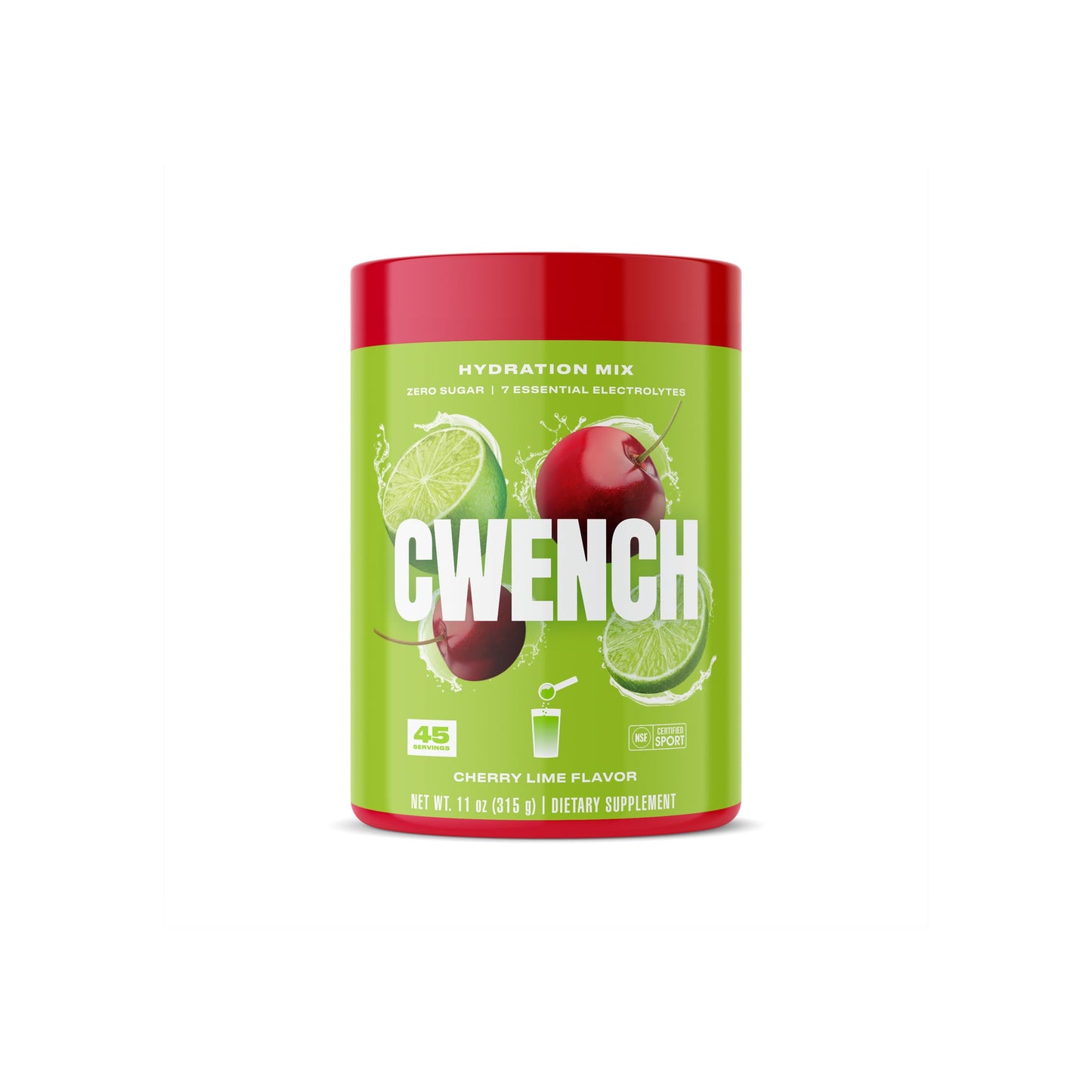 Cwench Electrolyte Mix - Cherry Lime 11oz
