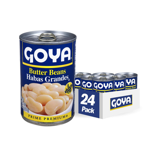 Goya Foods Butter Beans 155 Ounce Pack of 24