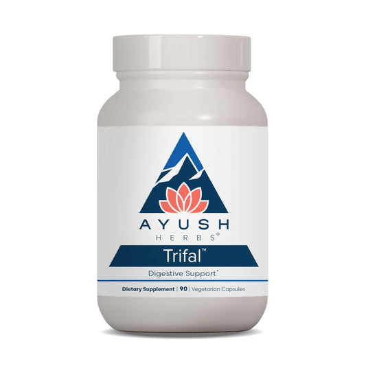 Ayush Herbs Trifal Digestive Support with Amla - Triphala Supplement for Women & Men, Promotes Balanced Digestion, Antioxidant Rich, Made with Organic Ingredients - 90 Vegetarian Capsules (1 Count)