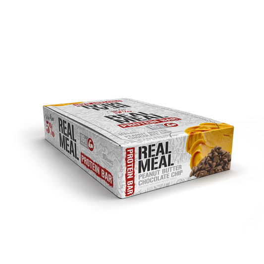 5% Nutrition Real Meal Protein Bars - (Peanut Butter Chocolate Chip, Caddy)