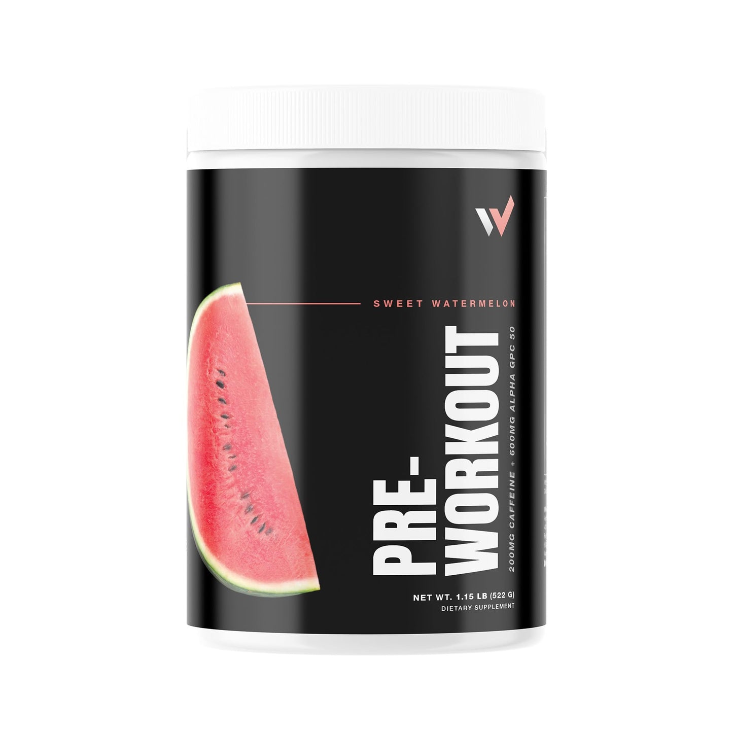 Worthy Supps Peak Performance Best Pre Workout Powder: Energizing Blend with l theanine, Beta-Alanine, Betaine Anhydrous, Alpha GPC & B-Vitamins - Sugar-Free for Men & Women - Sweet Watermelon Flavor