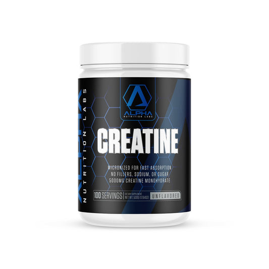 Alpha Nutrition Labs Micronized Creatine, Powder, Unflavored 500g
