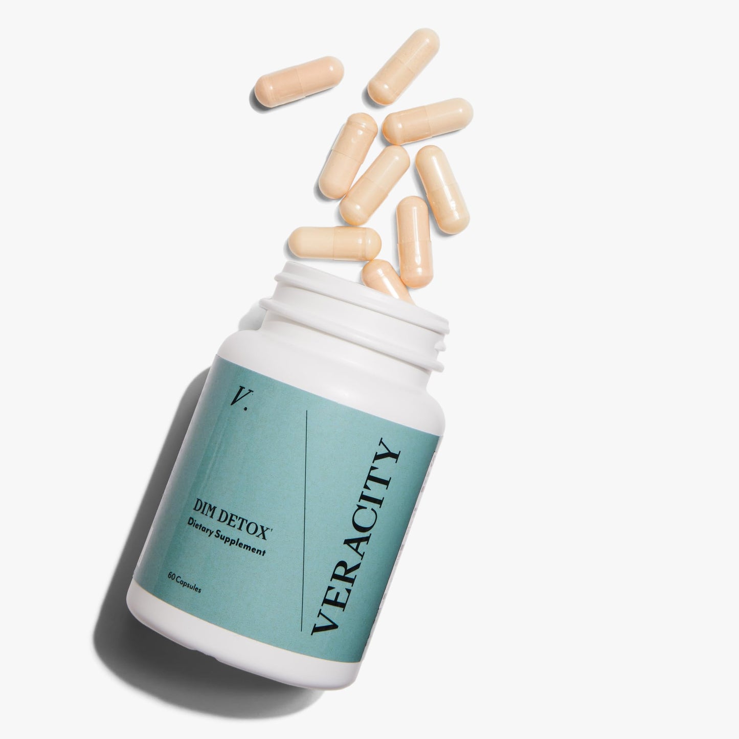 Veracity DIM Detox Supplement, Estrogen + Progesterone Supplements, Women Hormone Balance, Gluten Free Supplements for Skin Care, Metabolism, Immune Health, Clear Skin, Bloating, Antioxidant, 60 Caps