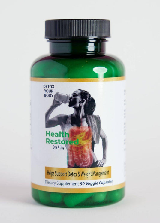 Health Restored Comprehensive Detox & Wellness Support for Men and Women - Premium 100% Clinoptilolite Zeolite Capsules - Supplement Robust Health Support with No Additives