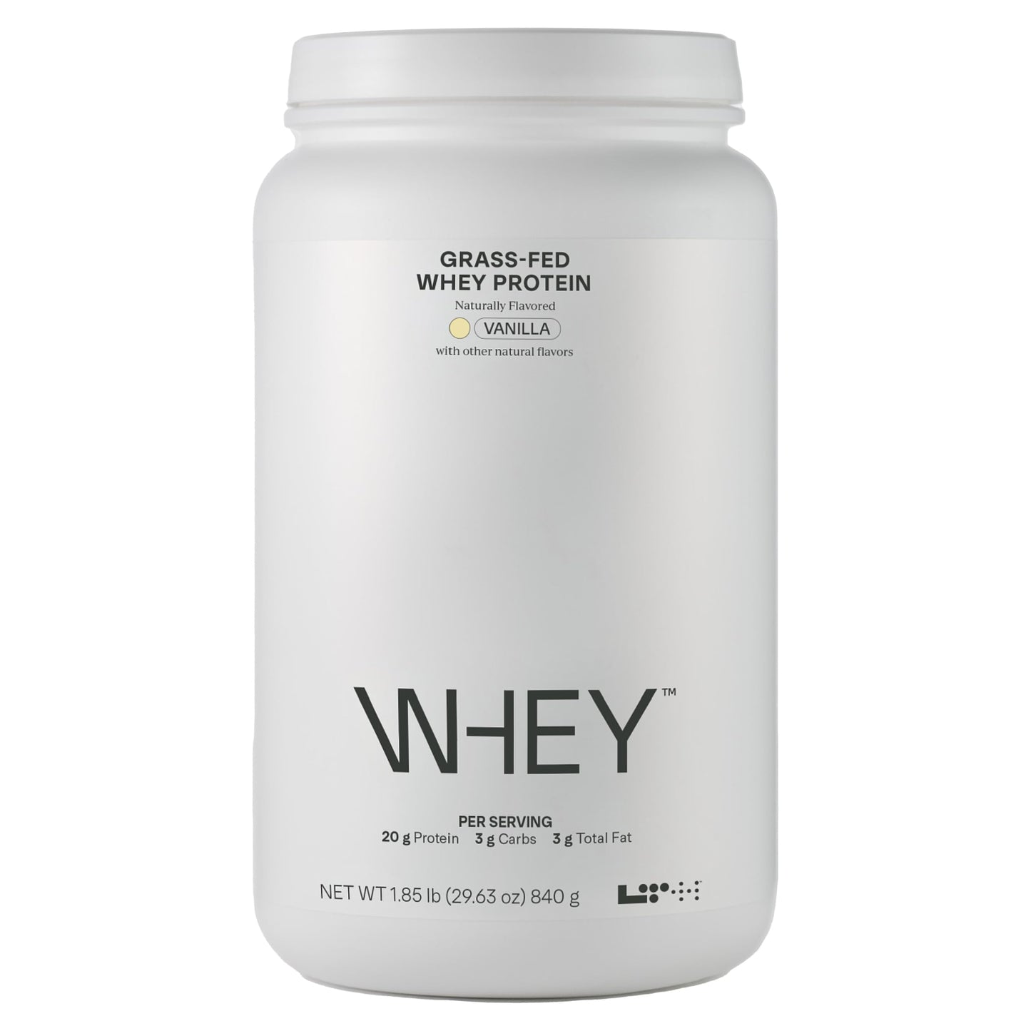 LTH Whey Protein - Grass-Fed Whey Protein Powder - with Amino Acids - Aids Lean Muscle & Recovery - Supports Immune & Liver Health - Vanilla, 930 Grams