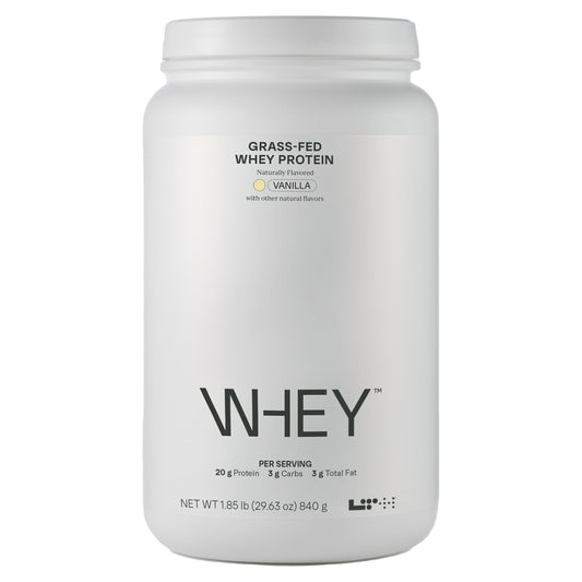 LTH Whey Protein - Grass-Fed Whey Protein Powder - with Amino Acids - Aids Lean Muscle & Recovery - Supports Immune & Liver Health - Vanilla, 930 Grams