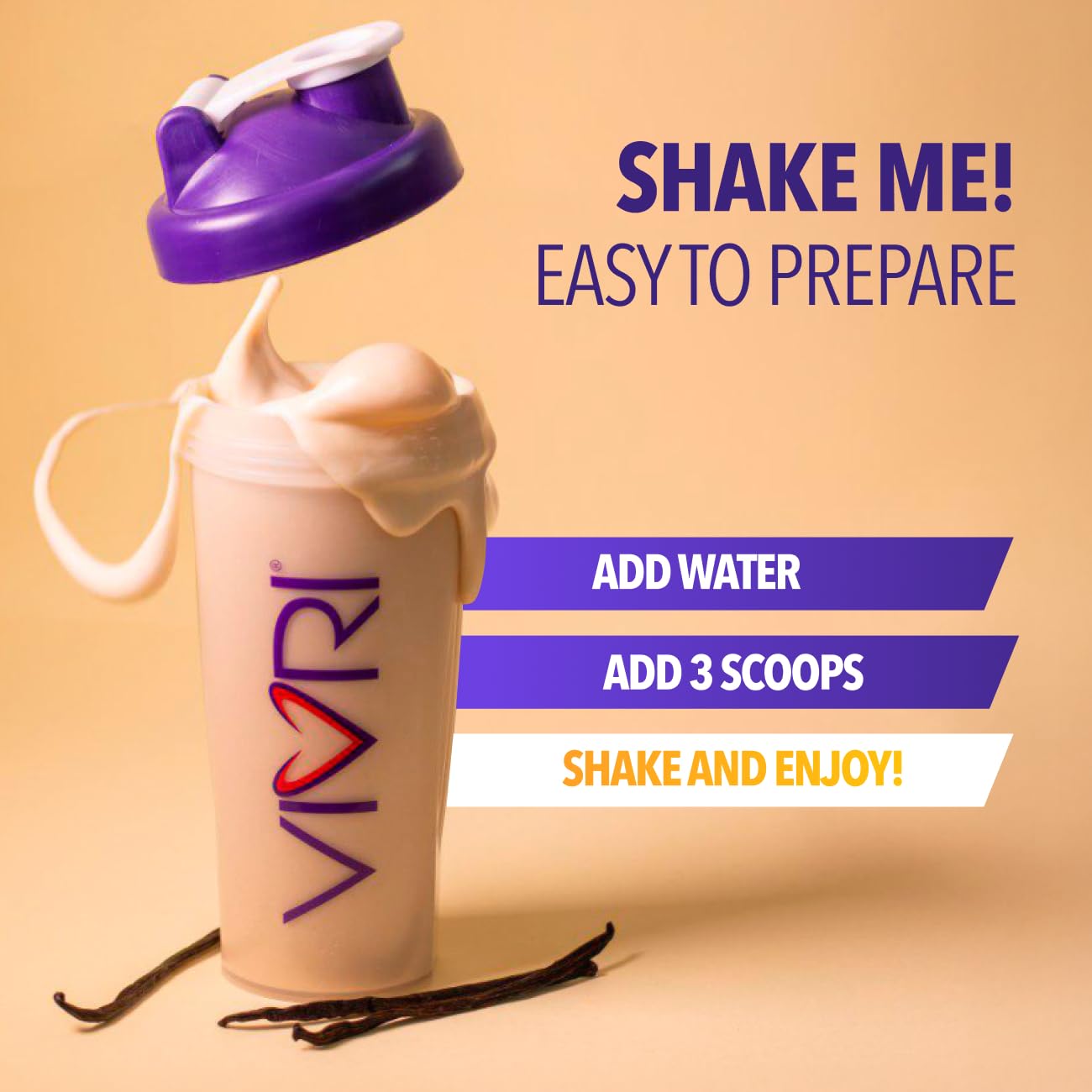 VIVRI 10-Day Challenge | Chocolate | Complete Nutrition System for Weight Loss, Full-Body Health & Energy | 20 Meals with Premium Triple Protein, Coffee Alternative & Gut Cleanse | With Shaker (Shake Me! 20 porciones, Chocolate Delight)