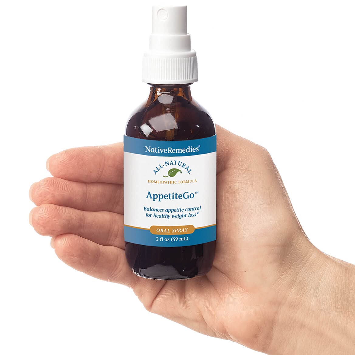 Native Remedies AppetiteGo Tonic - Natural Homeopathic Formula Temporarily Relieves Feelings of Hunger or an Empty Stomach - Reduces Desire for Stress Eating or Food Cravings - 59 mL