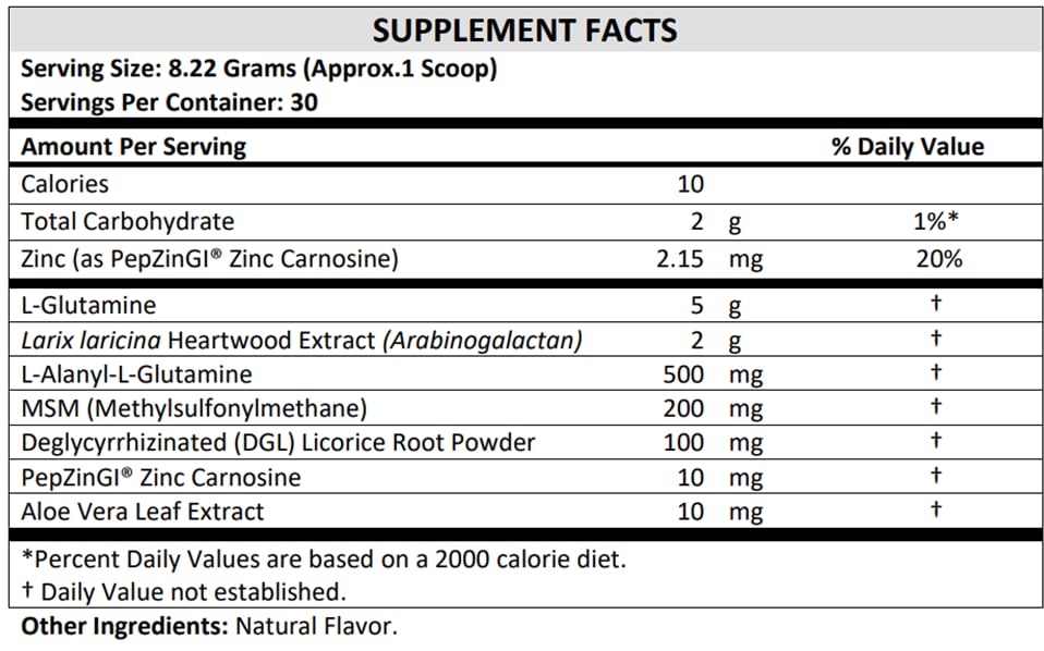 Healthy Gut Vegan Formula | with L-Glutamine and Clinically proven ingrediens | Supports gut permeability, gastrointestinal support, helps alleviate stomach discomfort and boost immunity*