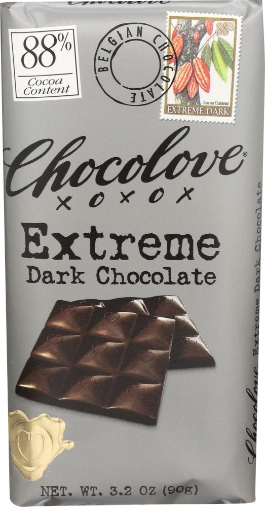 Chocolove Extreme Dark Chocolate 88 32 Oz
