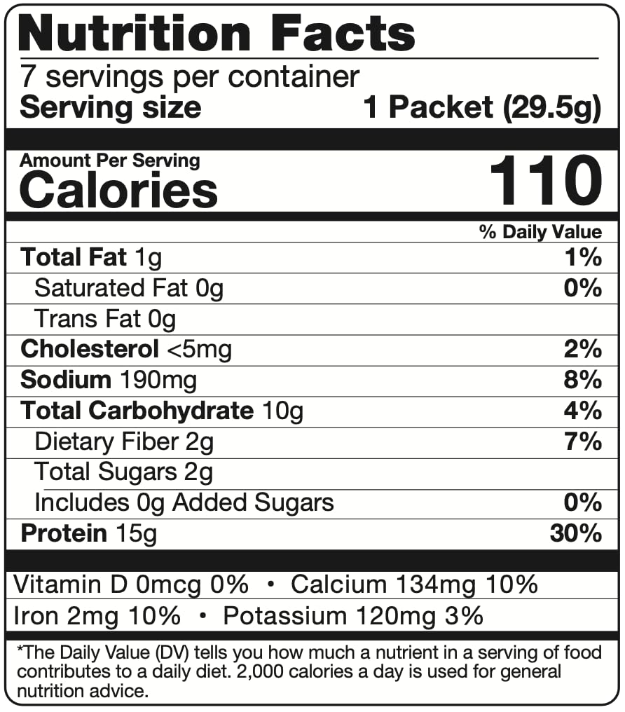 BariatricPal Hot Protein Breakfast  Apple Cinnamon Oatmeal 1Pack