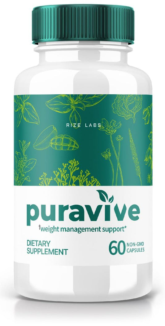 rize labs Puravive Weight Loss Capsules - Exotic Rice Pills to Increase BAT and Energy Levels, Detox & Cleanse Capsules, Puravive Reviews Non-GMO Easy to Swallow Supplement Tablets (60 Capsules)