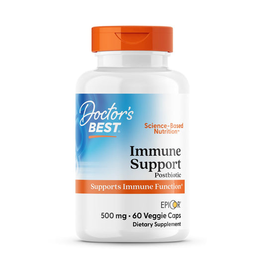 Doctor's Best Epicor, Immune Health Defense, Non-GMO, Vegan, Gluten Free, 500 Mg, 60 VC (DRB-00177)