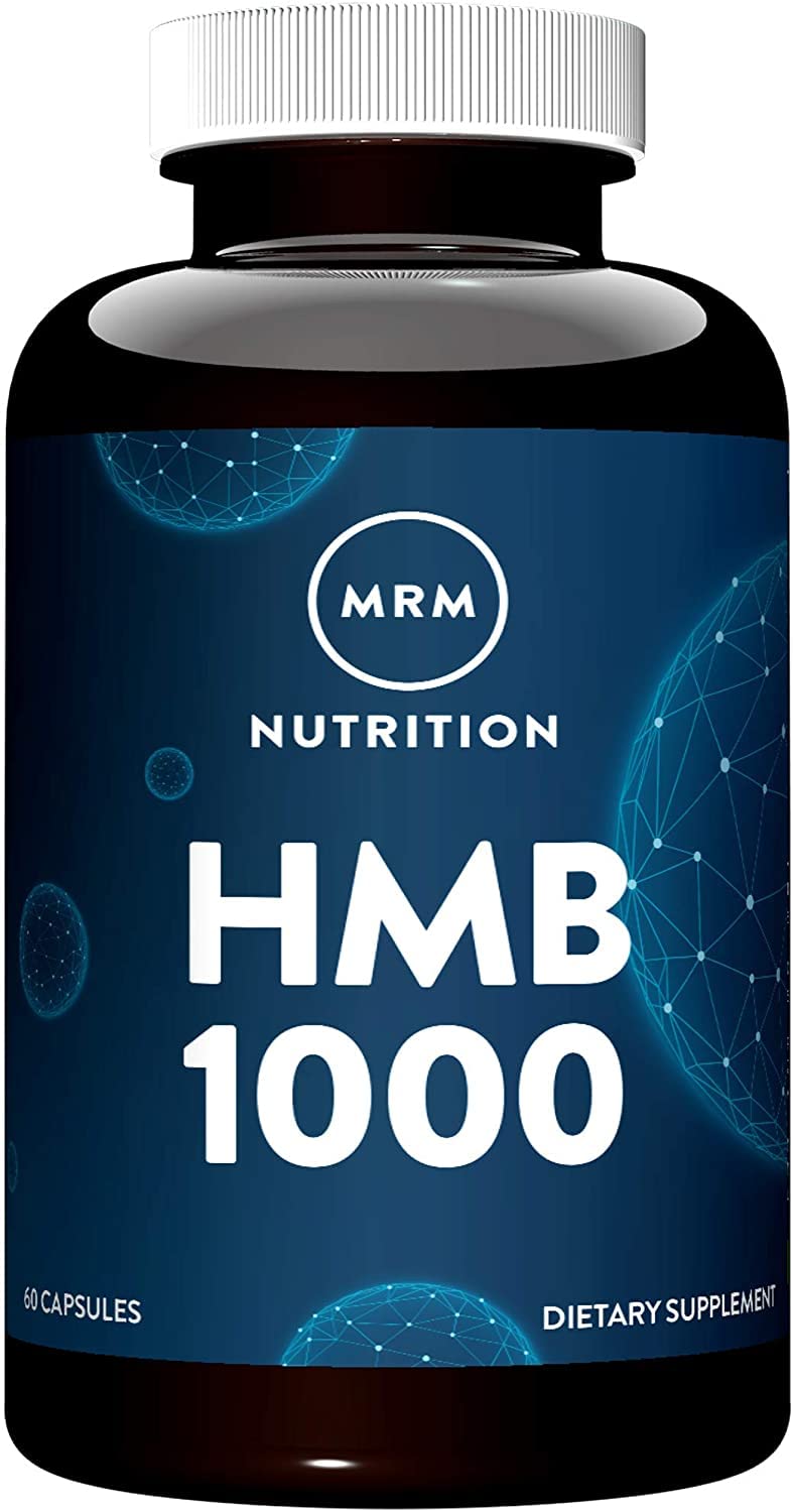 MRM - HMB 1000, Muscle Maintenance, Helps Improve Muscle Strength and Body Composition (60 Count)