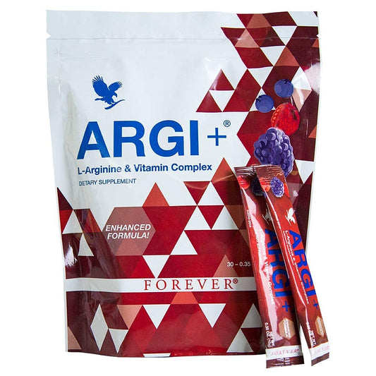 Forever Living - Forever Argi+ and Vitamin Complex - L-Arginine Supports The Body in Producing Nitric Oxide (30 Packets)