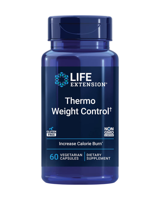 Life Extension Thermo Weight Control - Encourages Fat Burning, Healthy Weight Loss & Thermogenesis - Patented Capsaicin Extract - Weight Management - Gluten-Free - 60 Vegetarian Capsules