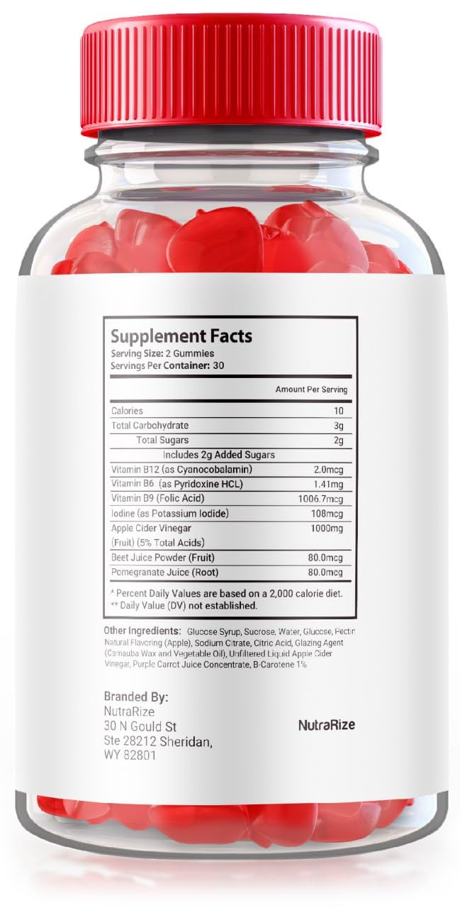 NutraRize ActivLife Keto+ACV Gummies Advanced Weight Loss, Effective Slimming Gummies 1000 MG, Gomitas Reviews, (60 Gummies)