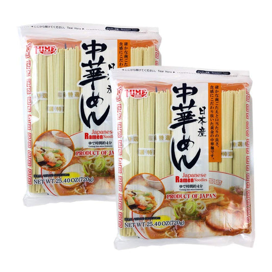 Hime Japanese Dried Ramen Ramyun Noodles 254 oz 720g Pack of 2