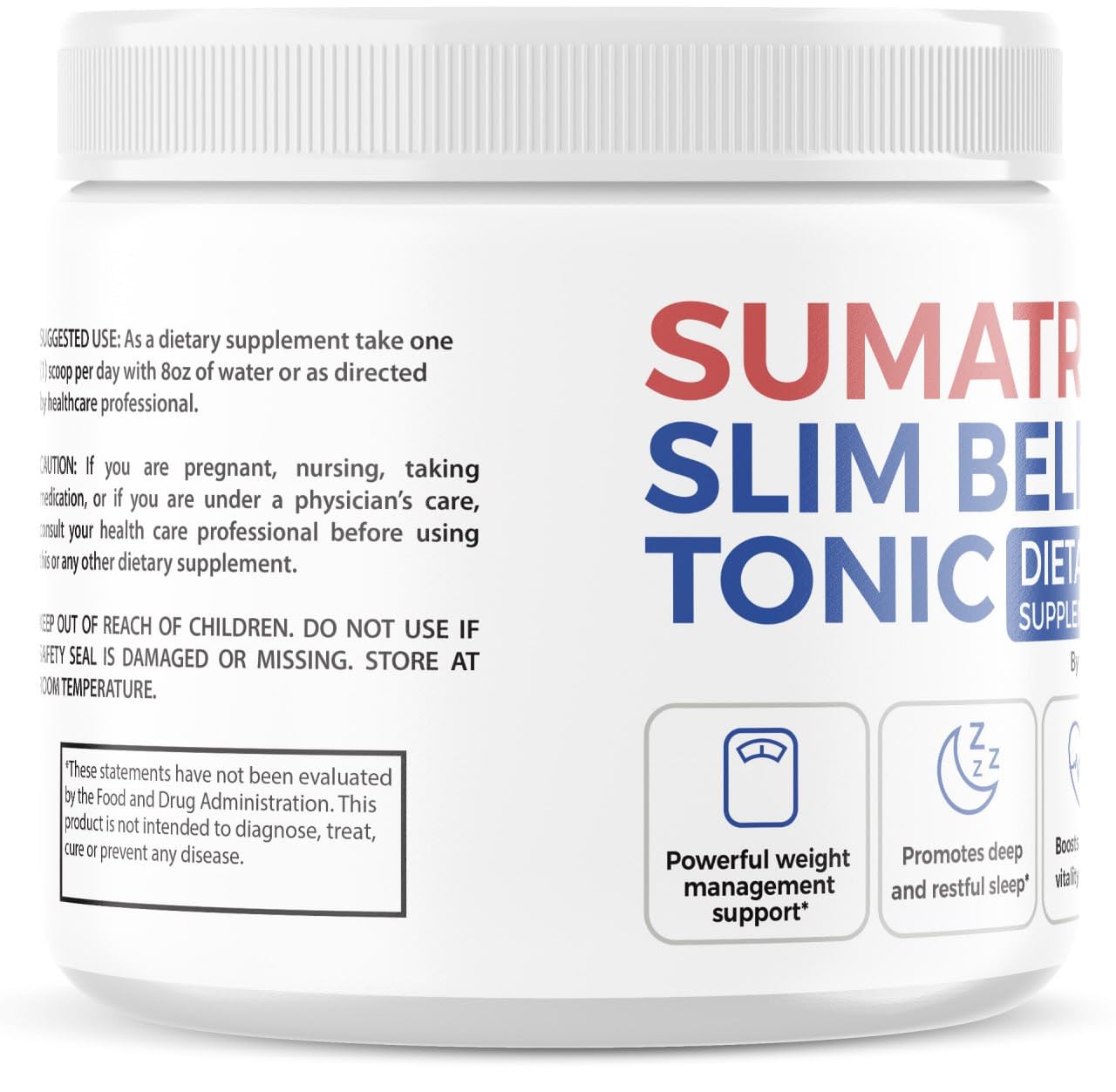 NutraRize Sumatra Slim Belly Tonic Powder - Dietary Supplement, All-Natural Maximum Strength Powder, Reviews (1 Pack)