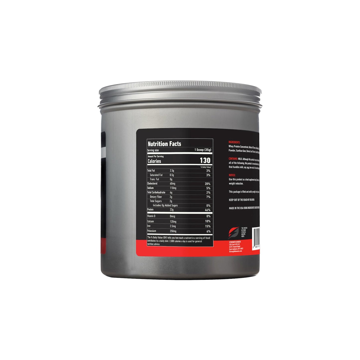 Strength Genesis Grass Fed Whey Protein Chocolate Banana Pur Zealander Grass-Fed Whey Protein
