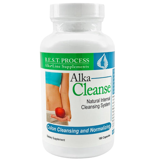 Morter HealthSystem Alka•Cleanse (2 Pack) Best Process Alkaline - Herbal Detox Colon Cleanse & Digestive Distress Formula - Psyllium Husk, Probiotics, Enzymes & Herbs