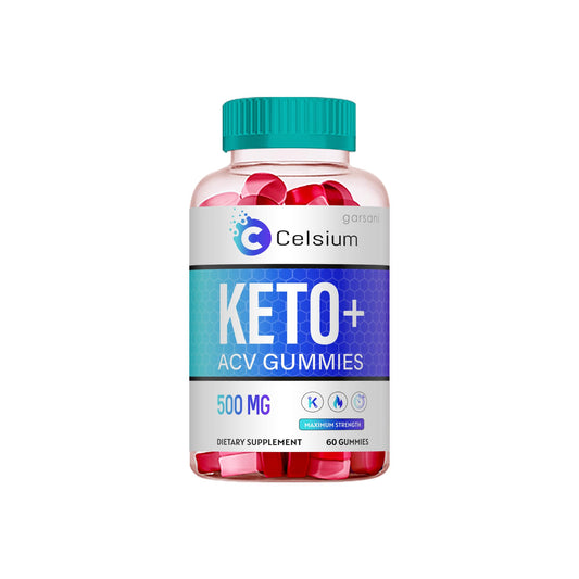 Garsani Celsium - Celsium Keto + ACV Gummies (Single, 60 Gummies)