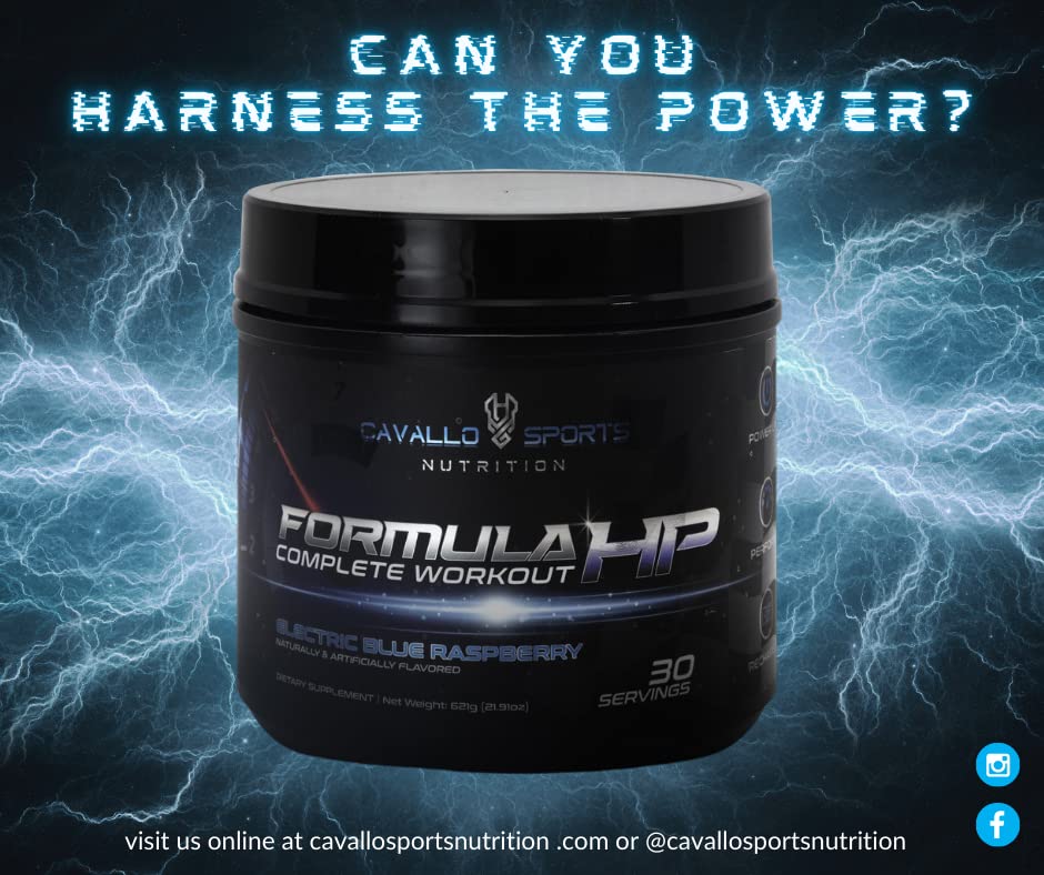 Cavallo Sports Nutrition Formula HP Complete Workout (Electric Blue Raspberry)