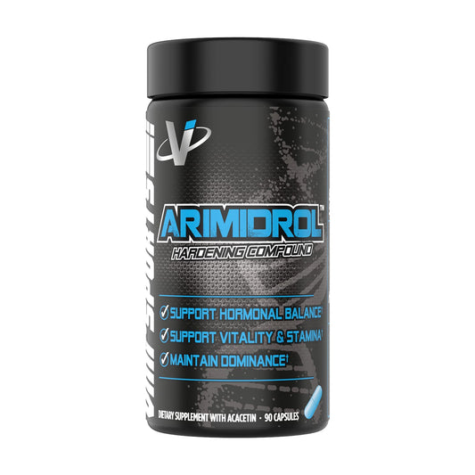 VMI Sports | Arimidrol Hardening Compound | Natural Estrogen Blocker for Men | Testosterone Booster and Aromatase Inhibitor | to Build Muscle and Burn Fat | Anti Estrogen (Bonus Size - 90 Capsules)