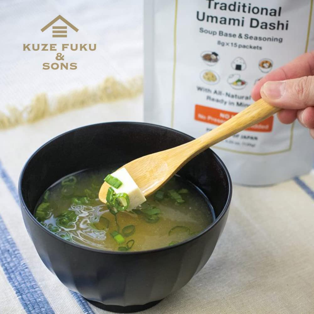 Kuze Fuku Traditional Umami Dashi Soup Base  Seasoning Authentic Product of Japan No MSG 35 packets