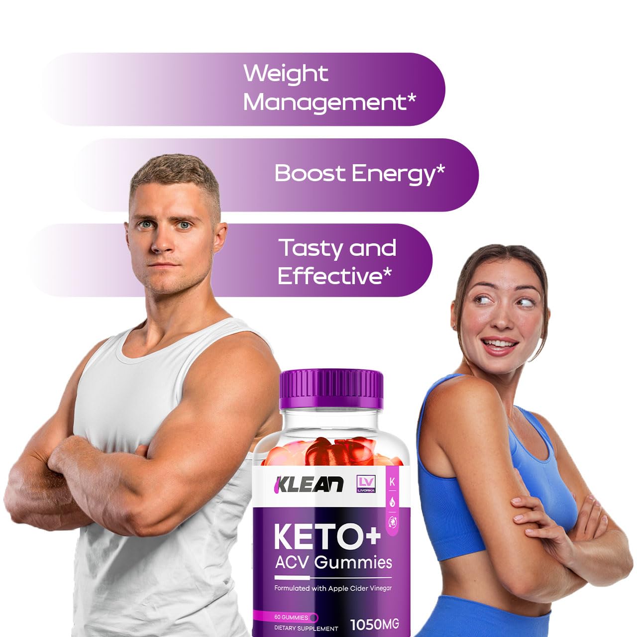 (3 Pack) Klean Keto ACV Gummies Advanced Weight Loss Support, Klean Keto, Keto Klean ACV Weight Loss Gummies 1050MG, Klean Keto Plus ACV Gummies, KetoKlean Gummies, 180 Gummies for 3 Months