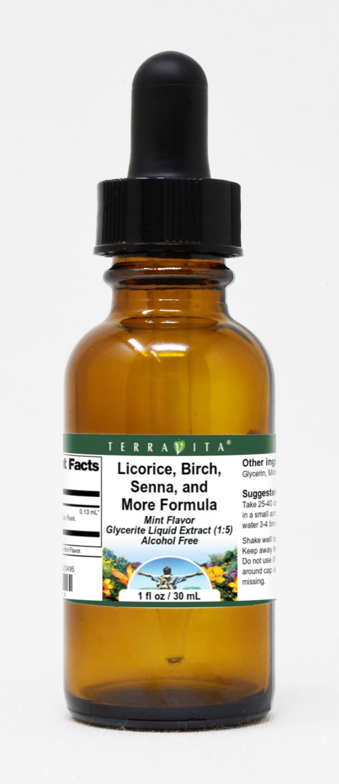 Bowel Cleansing Formula Glycerite Liquid Extract (1:5) - Mint Flavored (1 oz, ZIN: 523495) - 3 Pack