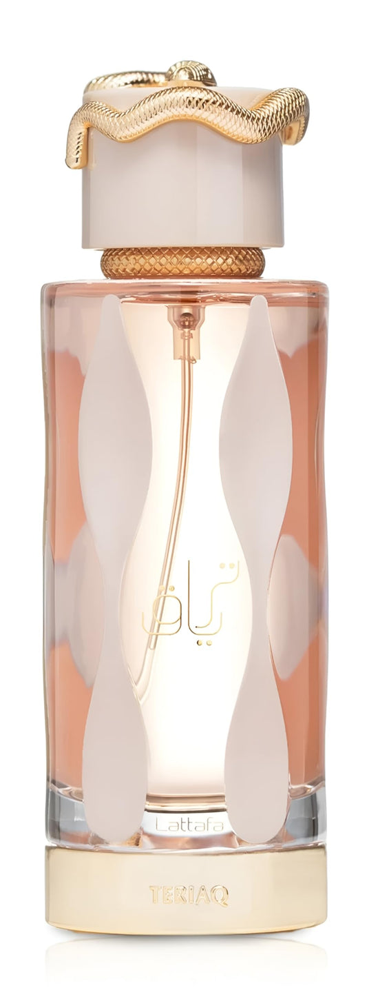 Lattafa Teriaq for Unisex Eau de Parfum Spray, 3.4 Ounce / 100 ml