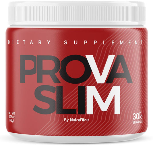 NutraRize Provaslim - Provaslim Weight Loss Powder, Provaslim Powder, Maximum Strength All-Natural Powder for Targeting Belly Fat, Provaslim Powder for Weight, Prova Slim Reviews (30 Servings)