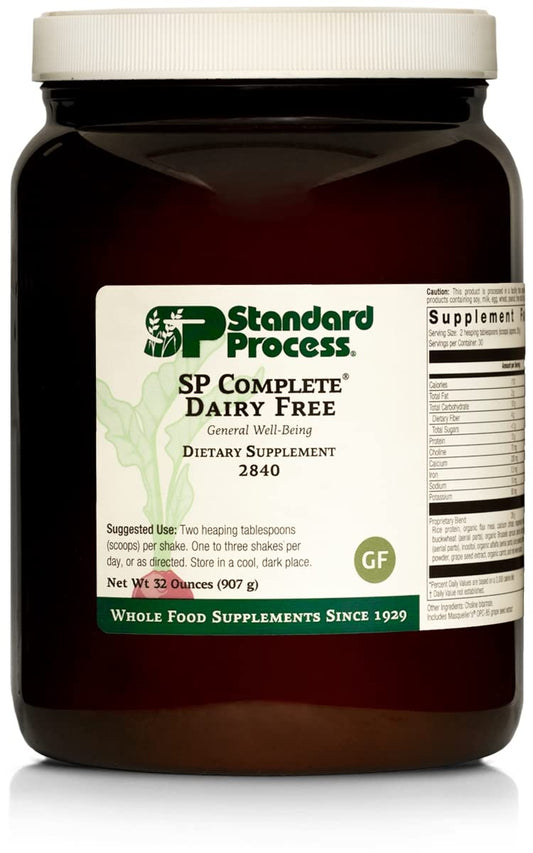 Standard Process Inc. Dairy Free-Whole Food Nutrition, Immune Support, Antioxidant Support with Rice Protein, Grapeseed Extract, Choline - Vegetarian, Dairy Free-32 Ounce, 30 Servings