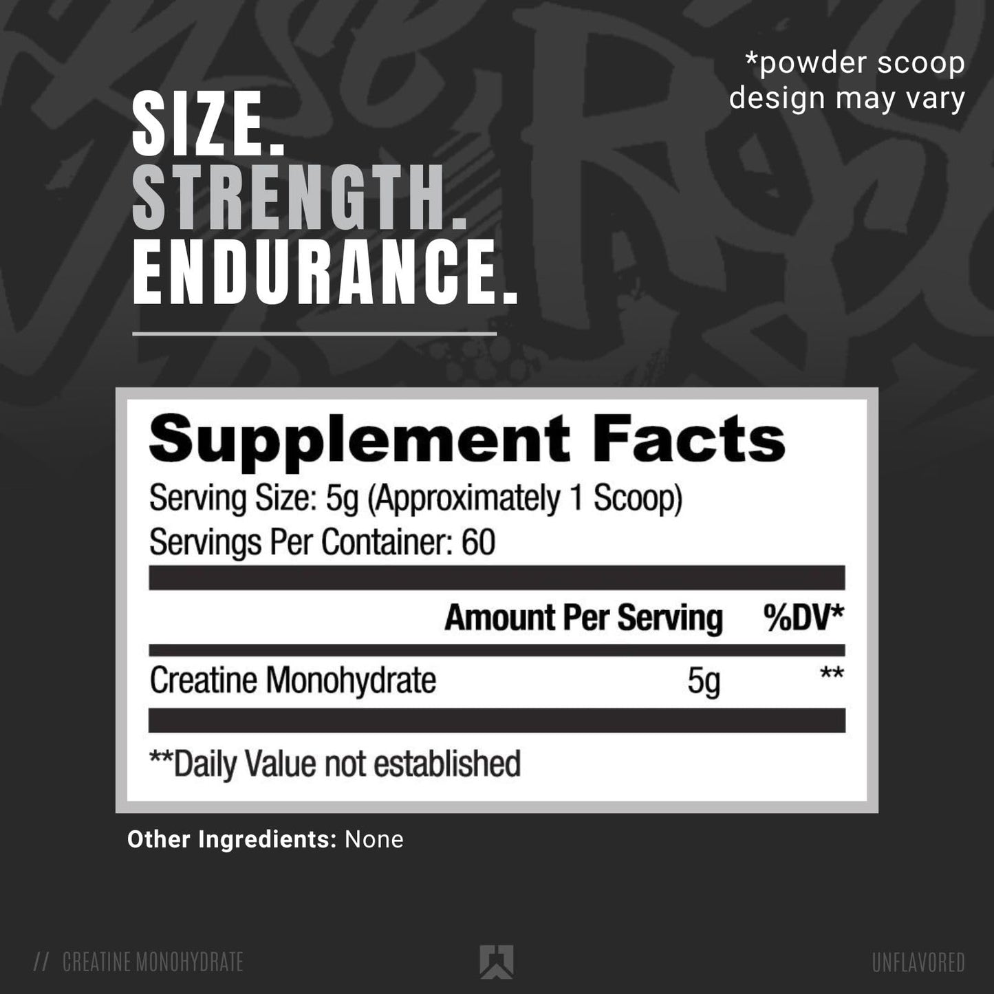 Ryse Element Series Creatine Monohydrate Powder - Unflavored - Supports Lean Muscle Growth, Strength, Power, and Endurance - Helps Reduce Fatigue and Improve Workout Recovery - 60 Servings